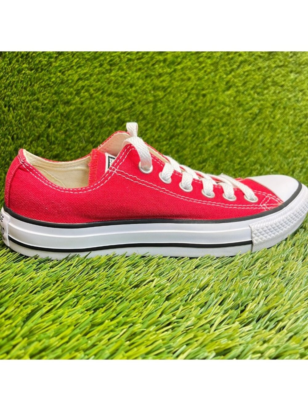 Converse Chuck Taylor All Star Ox Women Size 7 Red White Athletic Shoes Sneakers